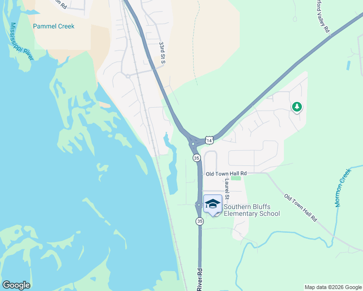 map of restaurants, bars, coffee shops, grocery stores, and more near 5800 Wisconsin 35 in La Crosse