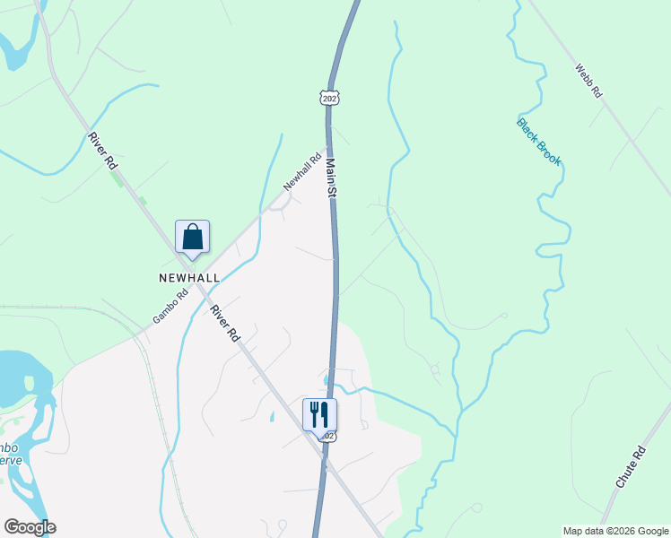 map of restaurants, bars, coffee shops, grocery stores, and more near 274 Main Street in Windham