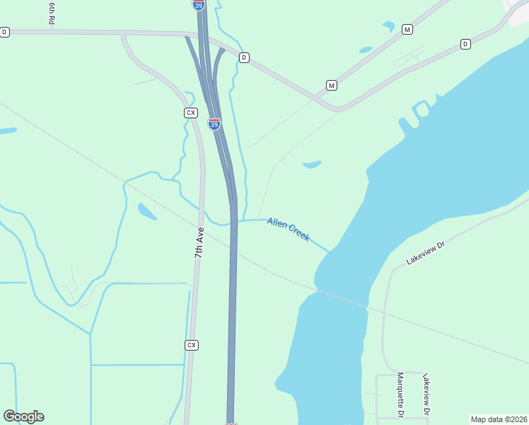 map of restaurants, bars, coffee shops, grocery stores, and more near 3040 7th Drive in Montello