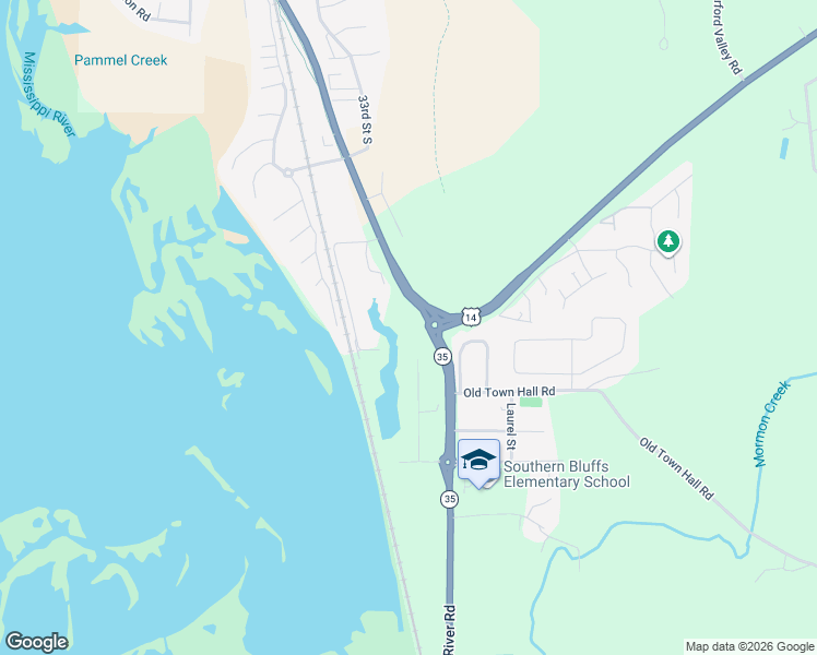 map of restaurants, bars, coffee shops, grocery stores, and more near 5800 Wisconsin 35 in La Crosse