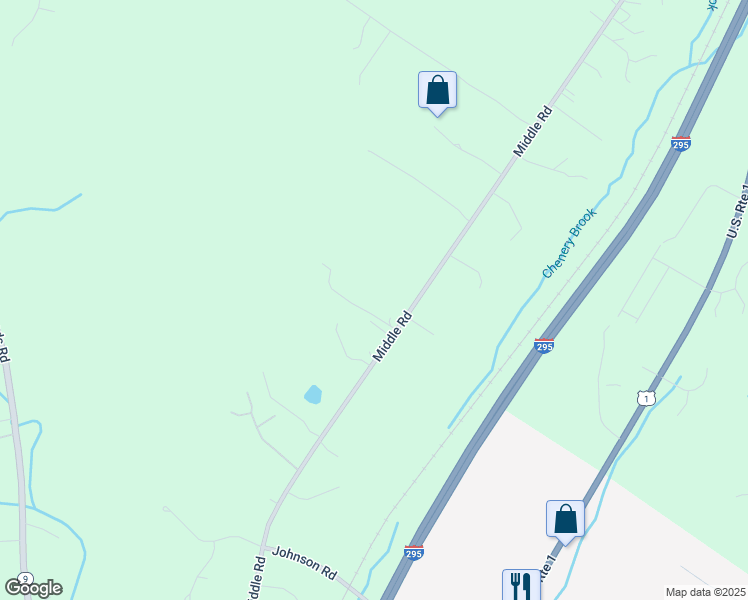 map of restaurants, bars, coffee shops, grocery stores, and more near 418 Middle Rd in Falmouth