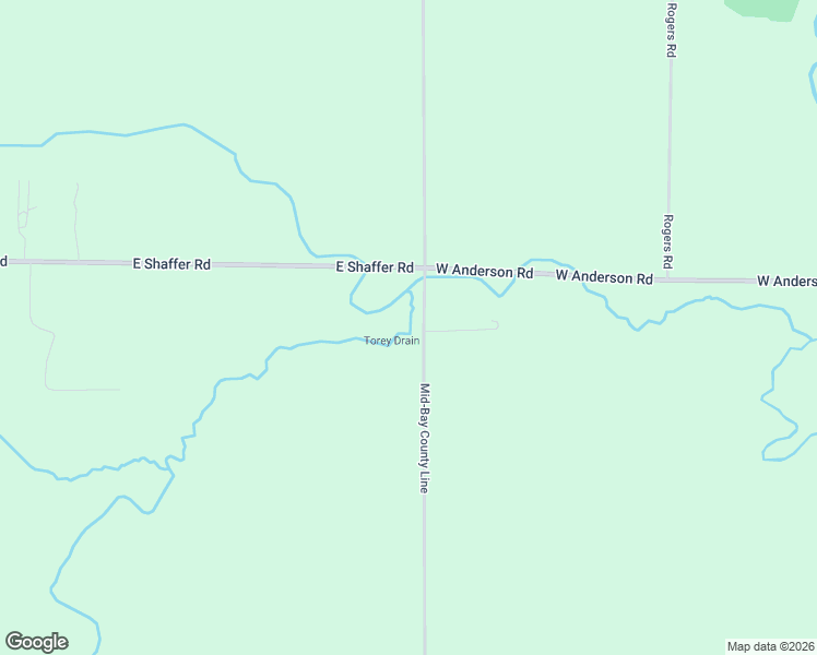 map of restaurants, bars, coffee shops, grocery stores, and more near 4951 North Mid- Bay County Line Road in Midland