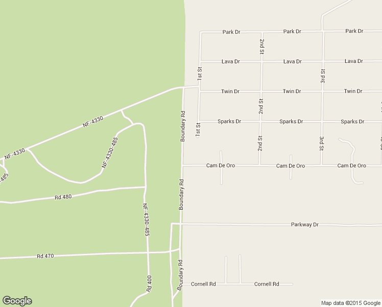 map of restaurants, bars, coffee shops, grocery stores, and more near 53770 Boundary Road in La Pine