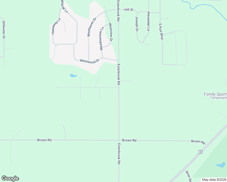 map of restaurants, bars, coffee shops, grocery stores, and more near W6912 Fox Drive in Fond du Lac