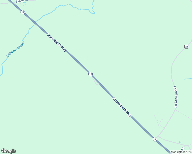 map of restaurants, bars, coffee shops, grocery stores, and more near 6584 New York 12 in Lowville