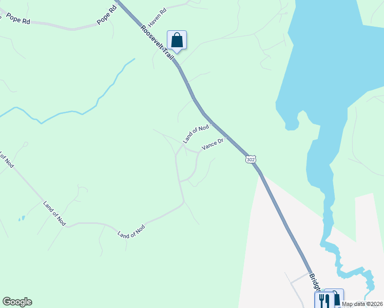 map of restaurants, bars, coffee shops, grocery stores, and more near 5 Dallas Drive in Windham