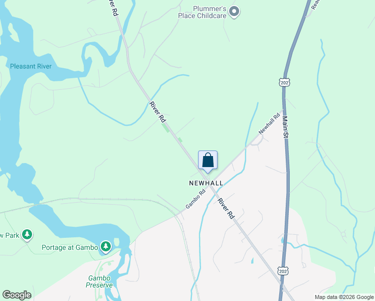 map of restaurants, bars, coffee shops, grocery stores, and more near 482 River Road in Windham