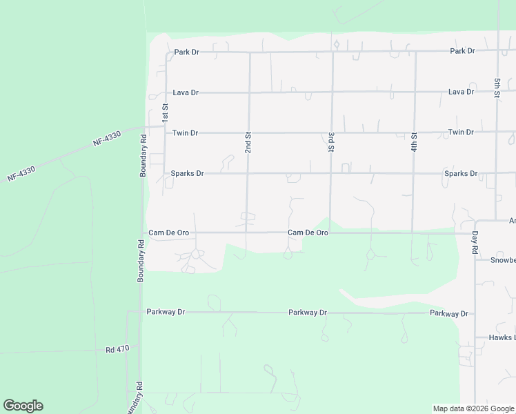 map of restaurants, bars, coffee shops, grocery stores, and more near 53782 2nd Street in La Pine