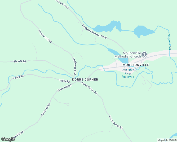 map of restaurants, bars, coffee shops, grocery stores, and more near 190 Moultonville Road in Ossipee