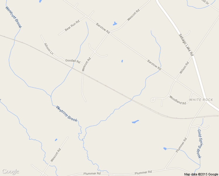 map of restaurants, bars, coffee shops, grocery stores, and more near Mountain Division Trail in Gorham