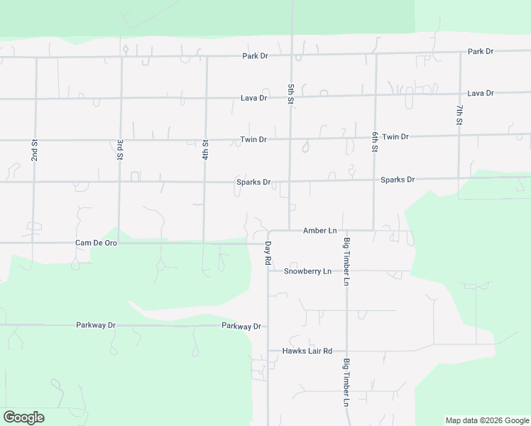 map of restaurants, bars, coffee shops, grocery stores, and more near 16028 Amber Lane in La Pine