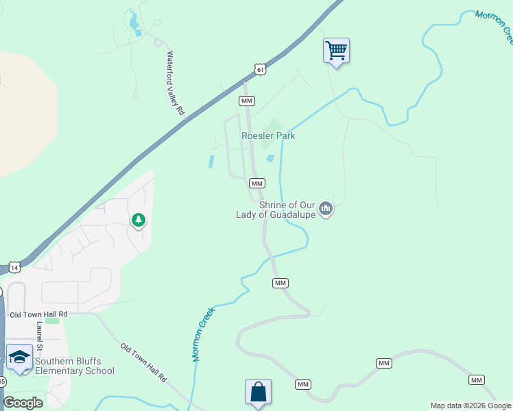 map of restaurants, bars, coffee shops, grocery stores, and more near 5565 County Highway MM in La Crosse