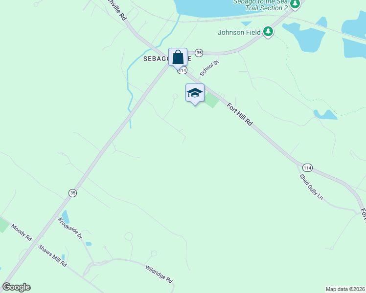 map of restaurants, bars, coffee shops, grocery stores, and more near 39 Quail Ridge in Standish