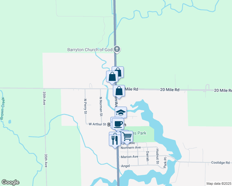 19980 30th Avenue, Barryton MI Walk Score