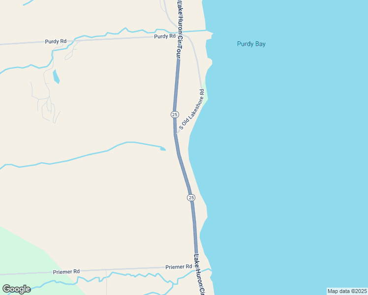 map of restaurants, bars, coffee shops, grocery stores, and more near 3259 South Lake Shore Road in Harbor Beach