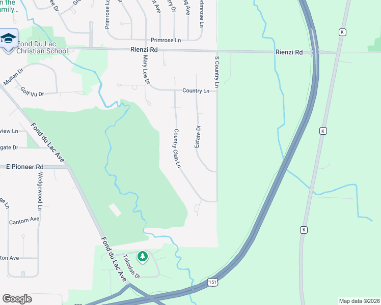 map of restaurants, bars, coffee shops, grocery stores, and more near 798 Estate Drive in Fond du Lac