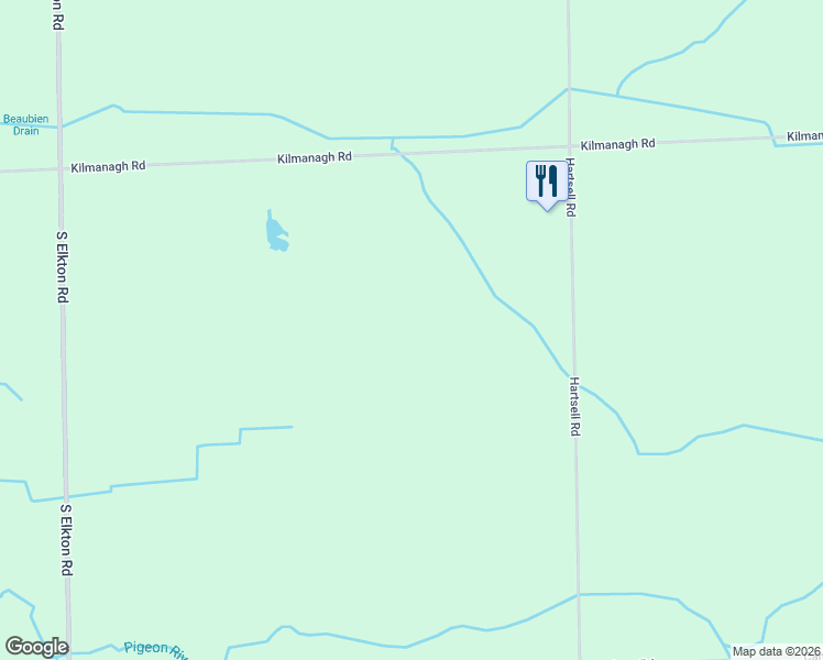 map of restaurants, bars, coffee shops, grocery stores, and more near in Huron County