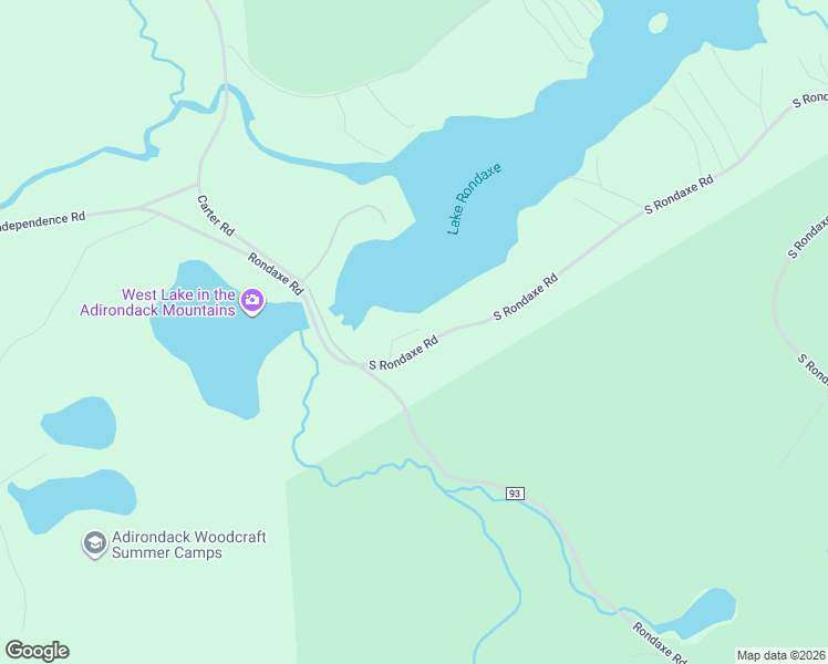 map of restaurants, bars, coffee shops, grocery stores, and more near 111 South Rondaxe Road in Old Forge
