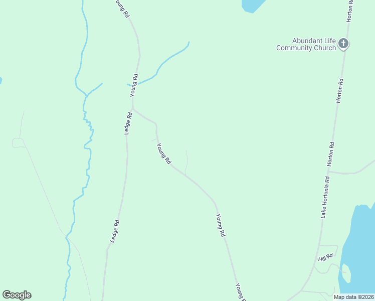 map of restaurants, bars, coffee shops, grocery stores, and more near 3326 Young Road in Orwell