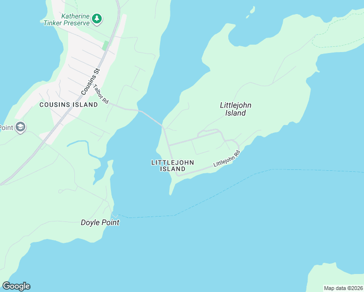 map of restaurants, bars, coffee shops, grocery stores, and more near 370 Littlejohn Road in Yarmouth
