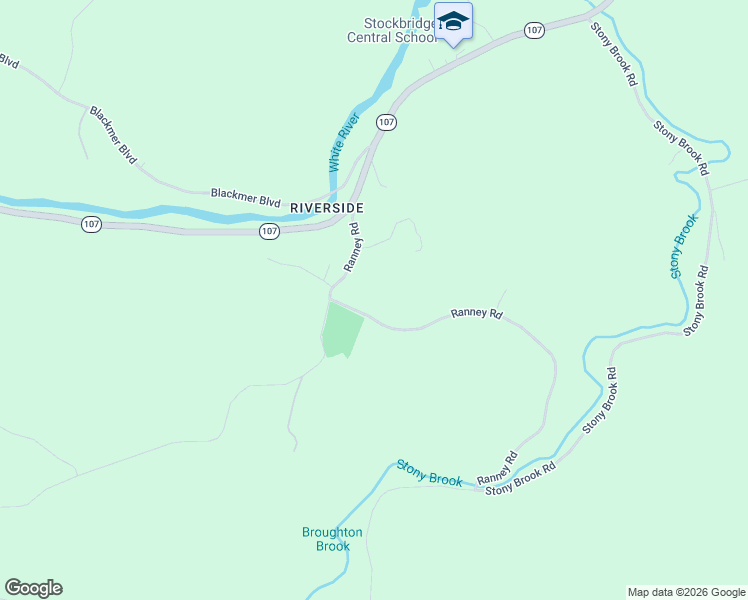 map of restaurants, bars, coffee shops, grocery stores, and more near 185 Ranney Road in Stockbridge