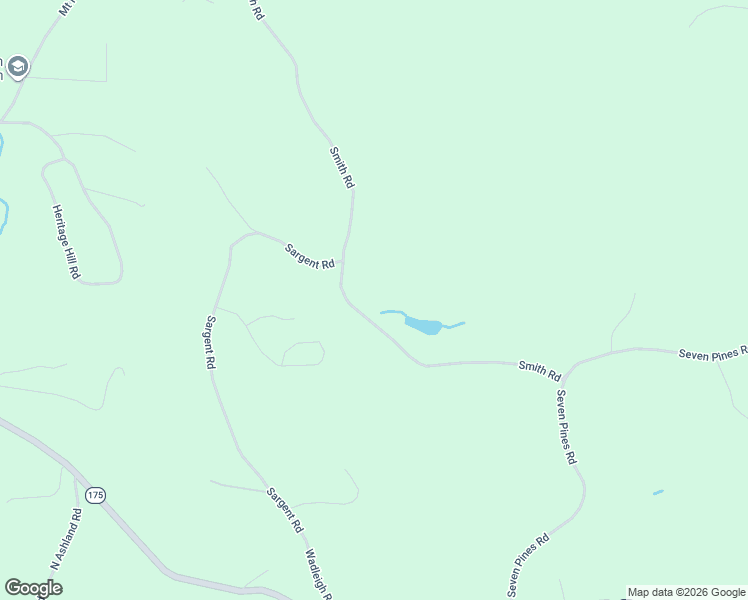 map of restaurants, bars, coffee shops, grocery stores, and more near Smith Rd in Holderness