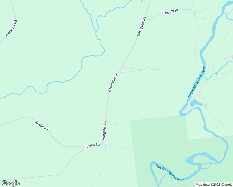 map of restaurants, bars, coffee shops, grocery stores, and more near 6351 Georgehill Road in Glenfield