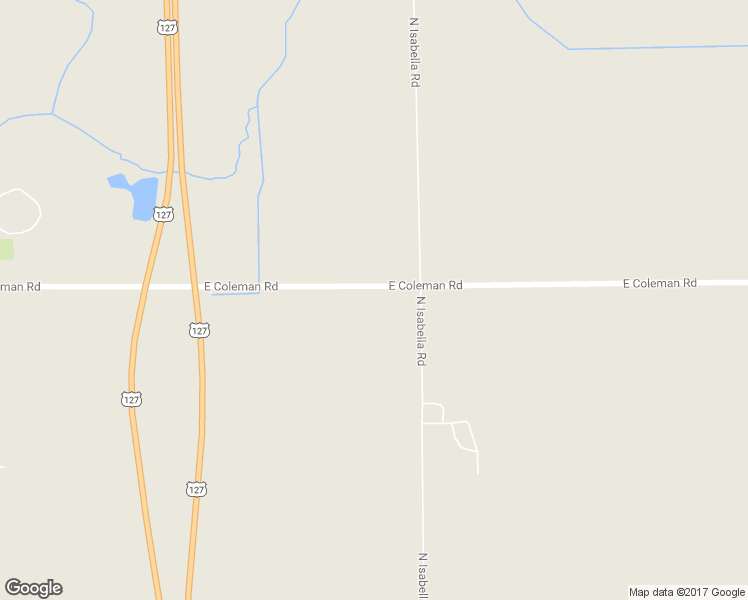 map of restaurants, bars, coffee shops, grocery stores, and more near 4888 East Coleman Road in Clare