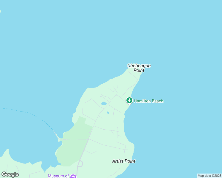 map of restaurants, bars, coffee shops, grocery stores, and more near 8 Avon Street in Chebeague Island