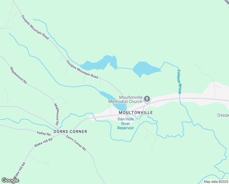 map of restaurants, bars, coffee shops, grocery stores, and more near 25 Ossipee Mountain Road in Ossipee