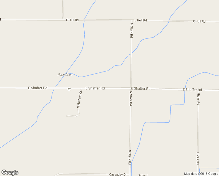 map of restaurants, bars, coffee shops, grocery stores, and more near 1421 East Shaffer Road in Hope