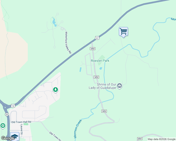 map of restaurants, bars, coffee shops, grocery stores, and more near W5585 County Road MM in La Crosse