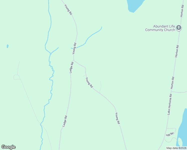 map of restaurants, bars, coffee shops, grocery stores, and more near 3326 Young Road in Orwell