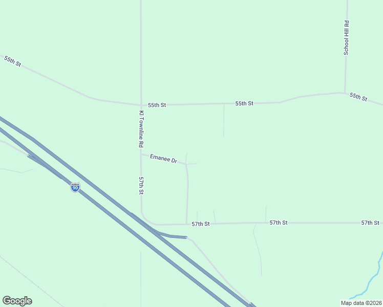 map of restaurants, bars, coffee shops, grocery stores, and more near W3556 Emanee Drive in Mauston