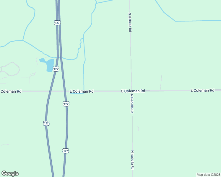 map of restaurants, bars, coffee shops, grocery stores, and more near 4888 East Coleman Road in Clare
