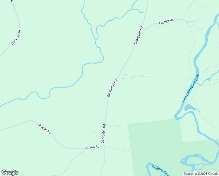 map of restaurants, bars, coffee shops, grocery stores, and more near 6351 Georgehill Road in Glenfield