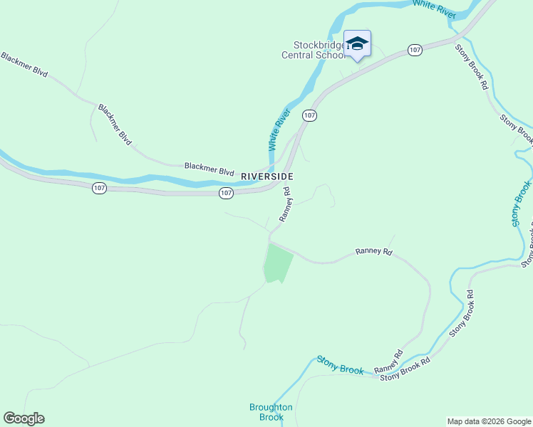 map of restaurants, bars, coffee shops, grocery stores, and more near 18 Whitney Road in Stockbridge