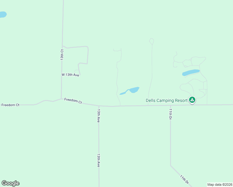 map of restaurants, bars, coffee shops, grocery stores, and more near 3413 West 11th Lane in Wisconsin Dells