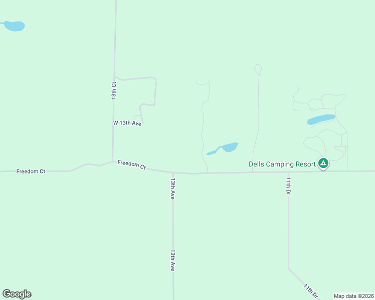 map of restaurants, bars, coffee shops, grocery stores, and more near 3413 West 11th Lane in Wisconsin Dells