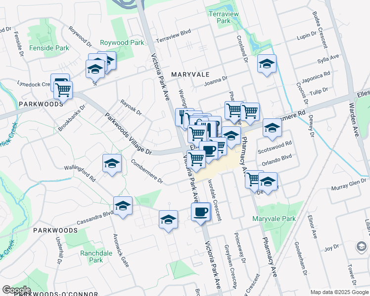 Victoria Park Ave & Ellesmere Rd, Toronto ON Walk Score