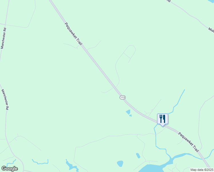 map of restaurants, bars, coffee shops, grocery stores, and more near 562 Pequawket Trail in Standish