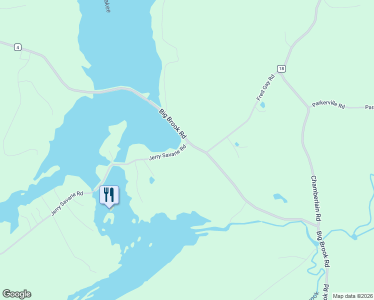 map of restaurants, bars, coffee shops, grocery stores, and more near 113 Jerry Savorie Road in Indian Lake