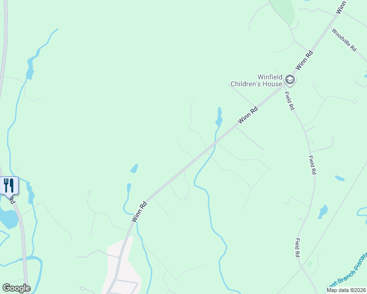 map of restaurants, bars, coffee shops, grocery stores, and more near 108 Winn Road in Falmouth
