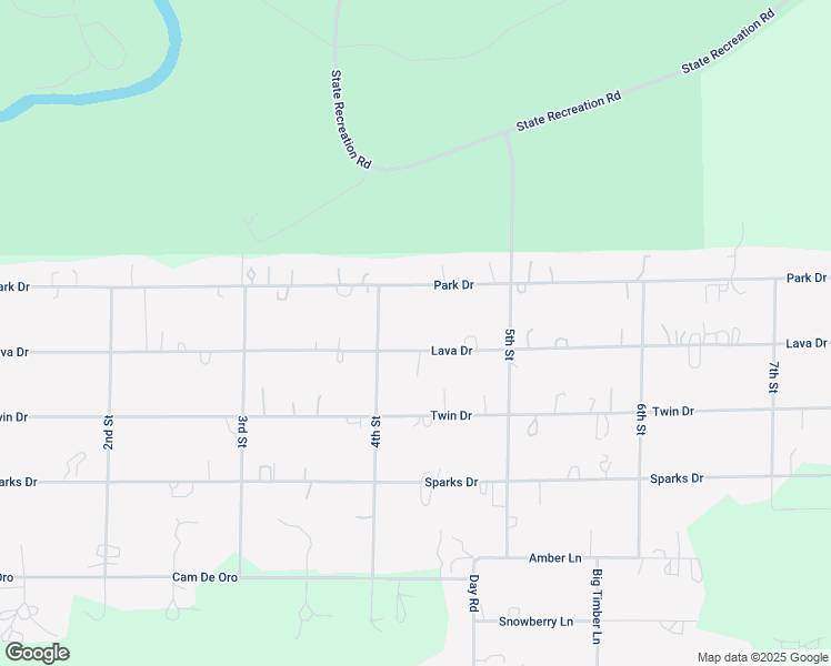map of restaurants, bars, coffee shops, grocery stores, and more near 15980 Lava Drive in La Pine