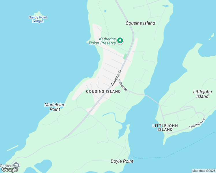 map of restaurants, bars, coffee shops, grocery stores, and more near 4 Elmwood Avenue in Yarmouth