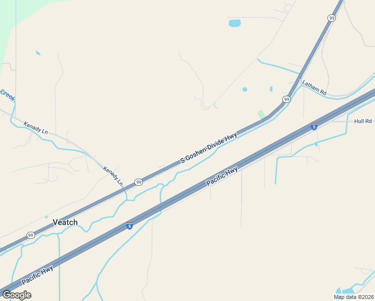 map of restaurants, bars, coffee shops, grocery stores, and more near 77366 Oregon 99 in Cottage Grove