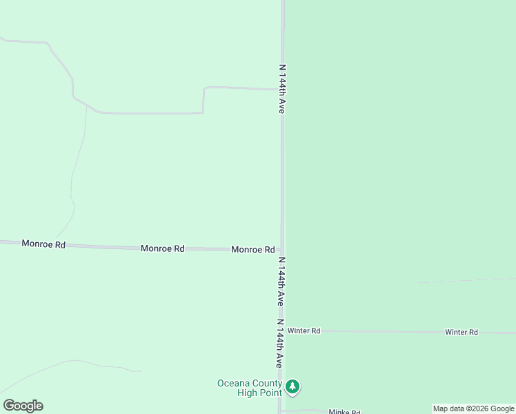 map of restaurants, bars, coffee shops, grocery stores, and more near 6483 North 144th Avenue in Walkerville