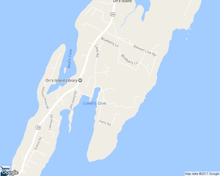 map of restaurants, bars, coffee shops, grocery stores, and more near 22 Tree Tops Lane in Harpswell