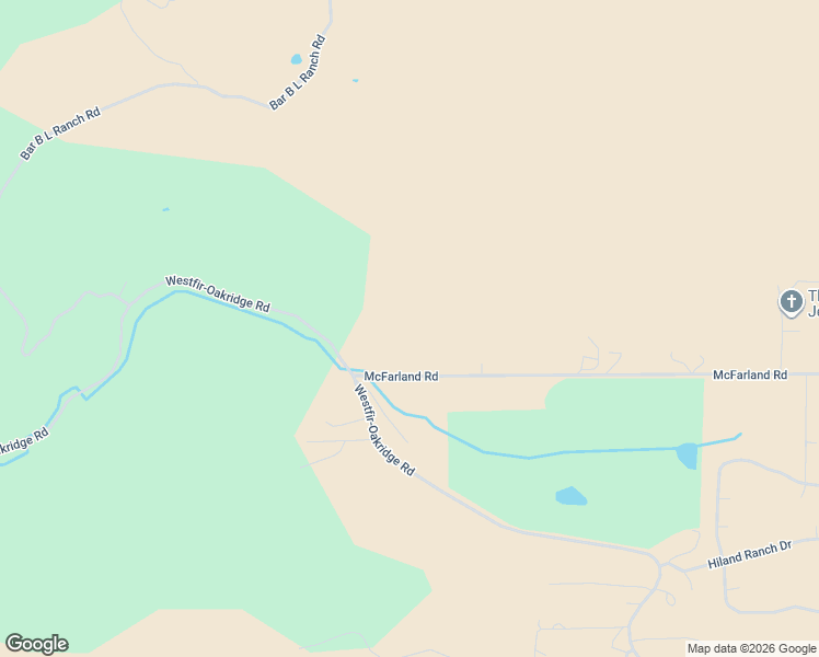 map of restaurants, bars, coffee shops, grocery stores, and more near 48187 McFarland Road in Oakridge