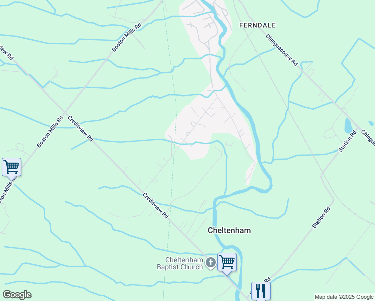 map of restaurants, bars, coffee shops, grocery stores, and more near 63 Kennedy Road in Cheltenham